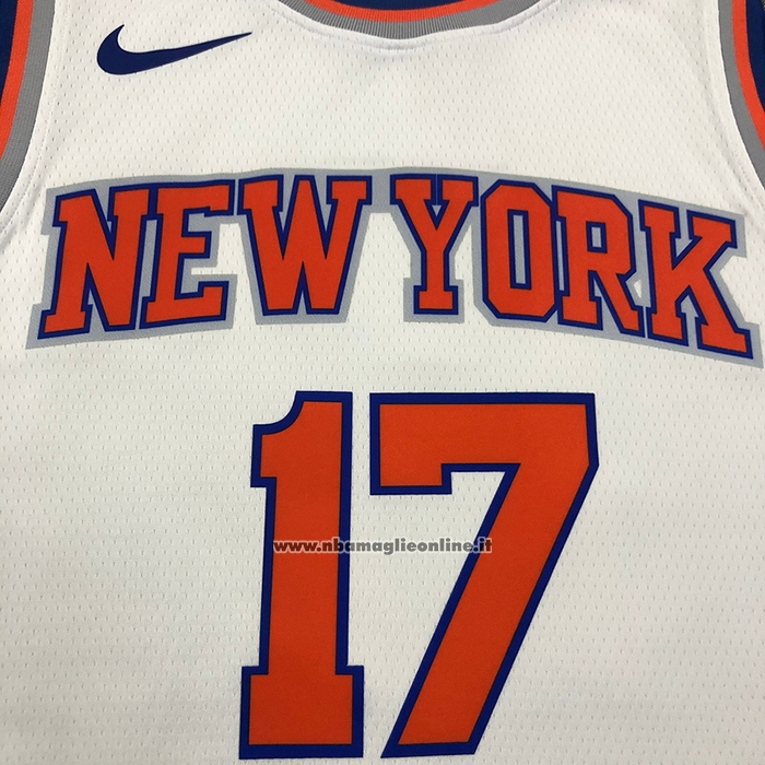 Maglia New York Knicks Jeremy Lin #17 Association Bianco